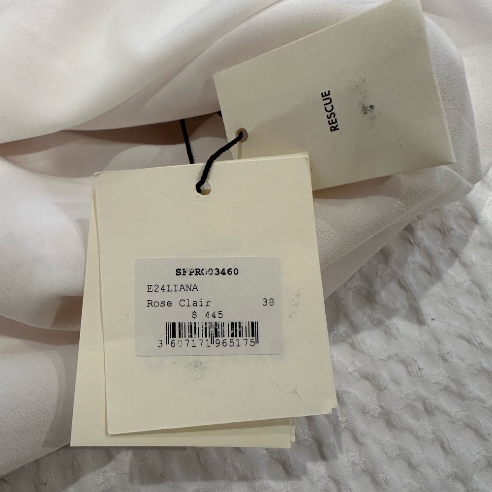 Sandro Pink and White Tweed Dress 6/38 - Picture 8 of 9